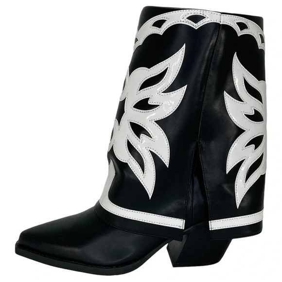 International Concepts Jadiza Western Style Over Ankle Womens Boots Size 7.5M - Picture 3 of 13